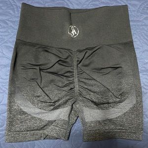 Allure Black and Grey Ombré Shorts